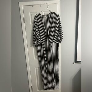 Striped Wide leg Jumpsuit